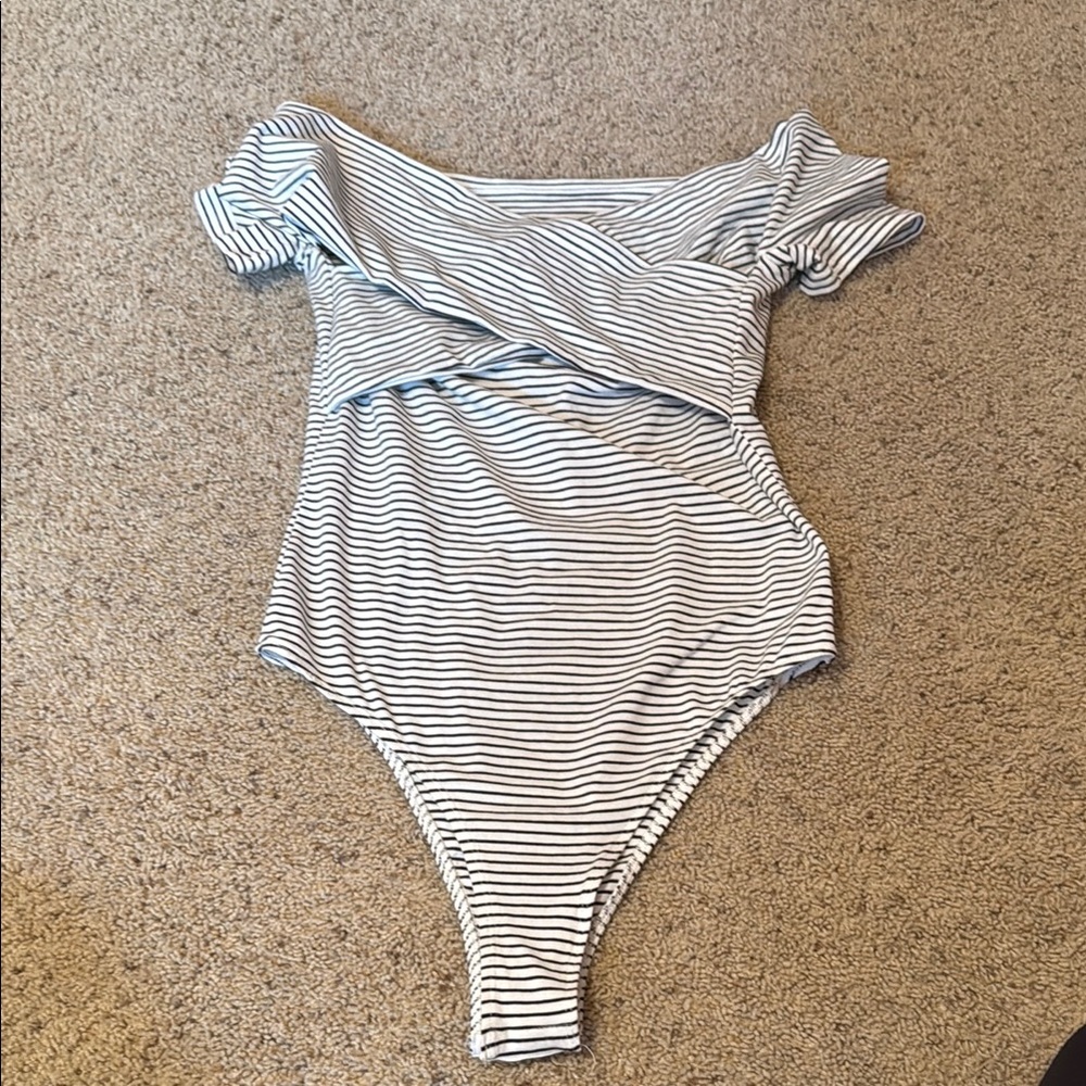 Striped Bodysuit
